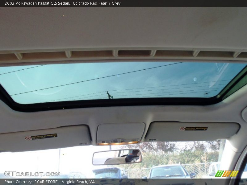Colorado Red Pearl / Grey 2003 Volkswagen Passat GLS Sedan