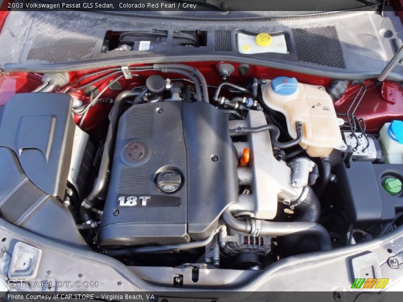 Colorado Red Pearl / Grey 2003 Volkswagen Passat GLS Sedan
