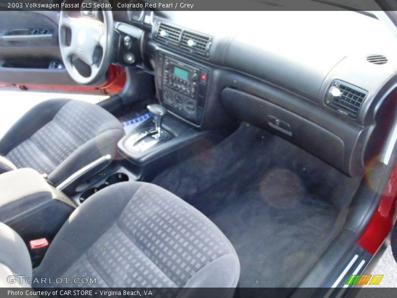 Colorado Red Pearl / Grey 2003 Volkswagen Passat GLS Sedan
