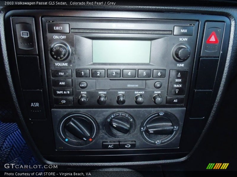 Colorado Red Pearl / Grey 2003 Volkswagen Passat GLS Sedan