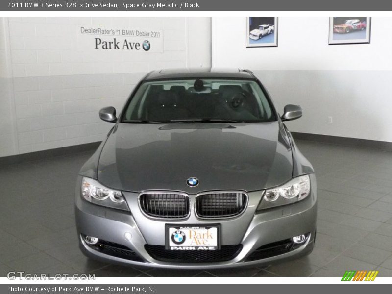 Space Gray Metallic / Black 2011 BMW 3 Series 328i xDrive Sedan