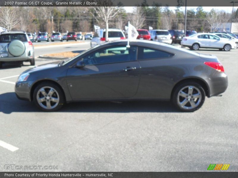 Granite Metallic / Ebony 2007 Pontiac G6 GT Coupe