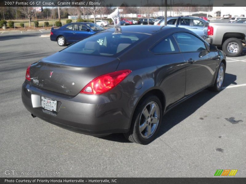 Granite Metallic / Ebony 2007 Pontiac G6 GT Coupe