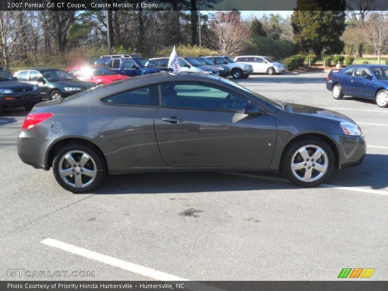 Granite Metallic / Ebony 2007 Pontiac G6 GT Coupe