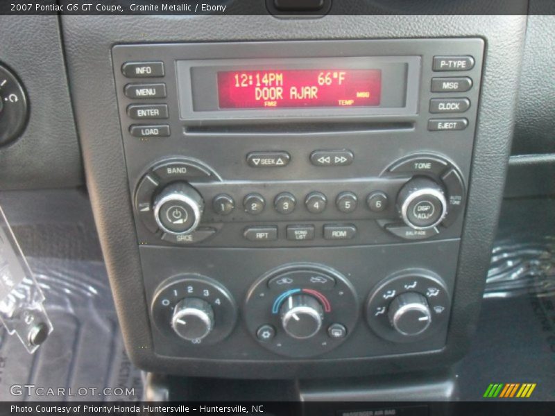 Granite Metallic / Ebony 2007 Pontiac G6 GT Coupe