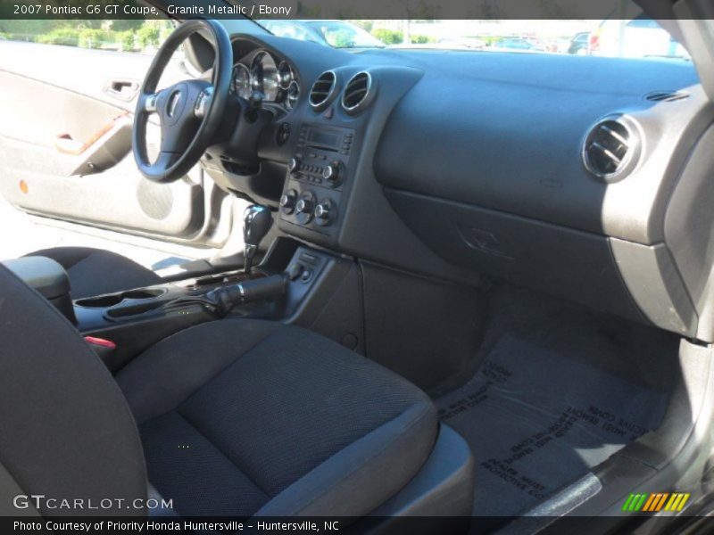 Granite Metallic / Ebony 2007 Pontiac G6 GT Coupe