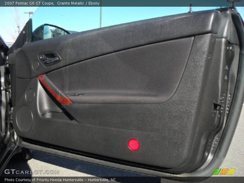 Granite Metallic / Ebony 2007 Pontiac G6 GT Coupe