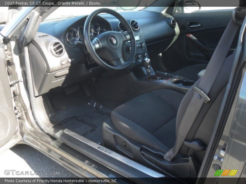 Granite Metallic / Ebony 2007 Pontiac G6 GT Coupe
