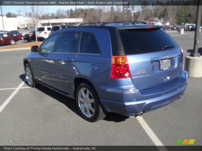 Marine Blue Pearl / Dark Khaki/Light Graystone 2007 Chrysler Pacifica Limited AWD