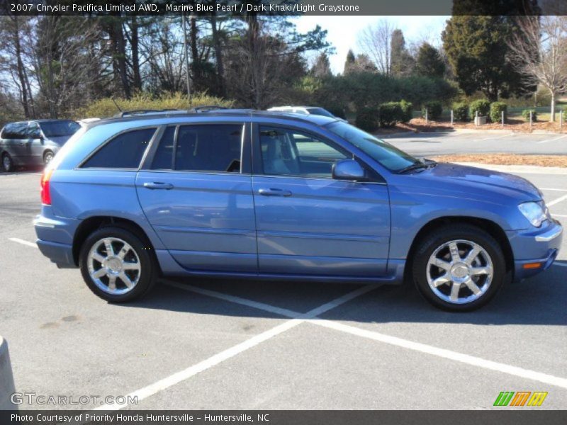 Marine Blue Pearl / Dark Khaki/Light Graystone 2007 Chrysler Pacifica Limited AWD