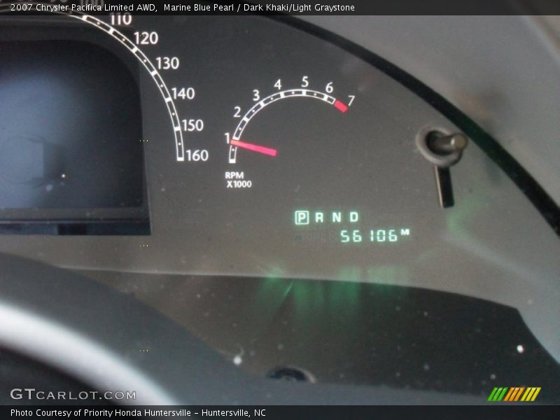 Marine Blue Pearl / Dark Khaki/Light Graystone 2007 Chrysler Pacifica Limited AWD