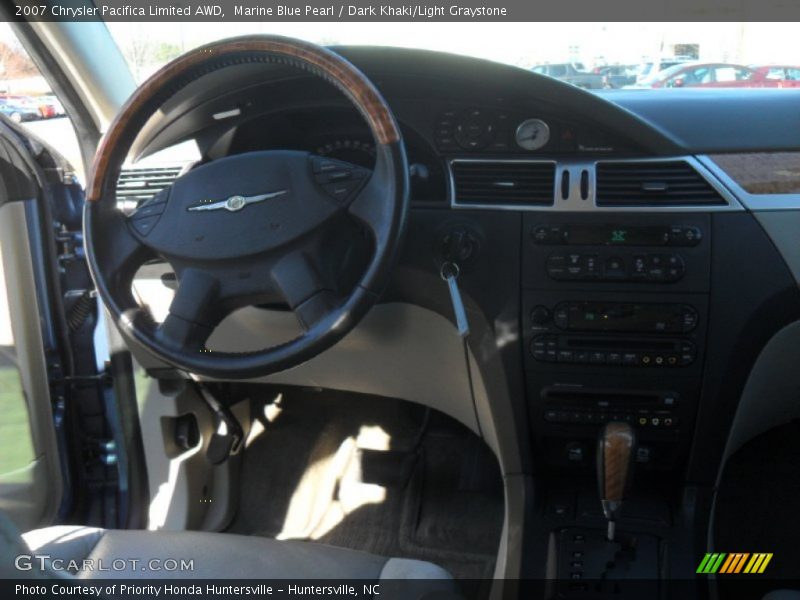 Marine Blue Pearl / Dark Khaki/Light Graystone 2007 Chrysler Pacifica Limited AWD