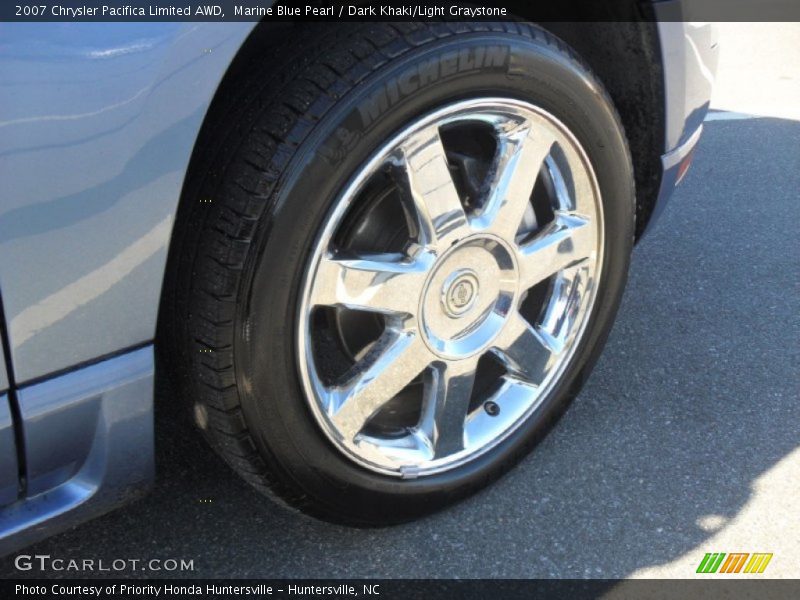 Marine Blue Pearl / Dark Khaki/Light Graystone 2007 Chrysler Pacifica Limited AWD