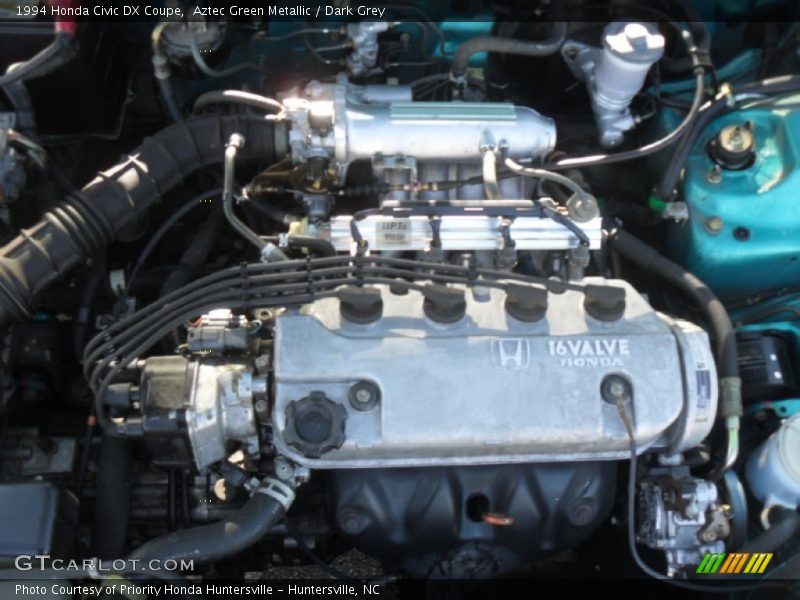  1994 Civic DX Coupe Engine - 1.5 Liter SOHC 16-Valve Inline 4 Cylinder