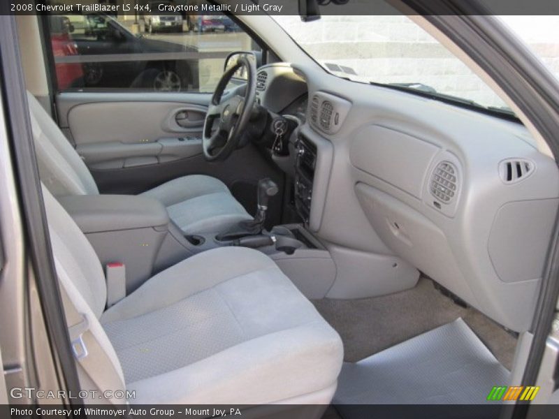 Graystone Metallic / Light Gray 2008 Chevrolet TrailBlazer LS 4x4