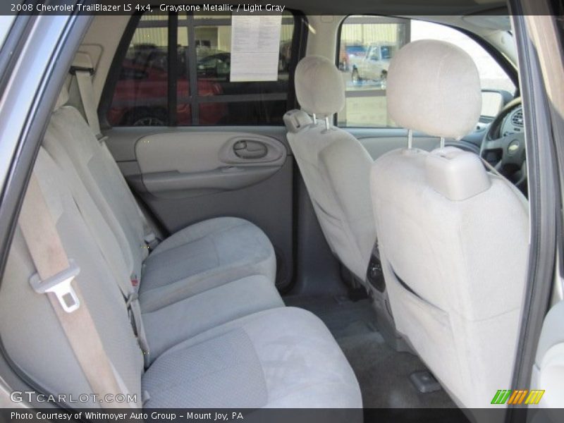 Graystone Metallic / Light Gray 2008 Chevrolet TrailBlazer LS 4x4