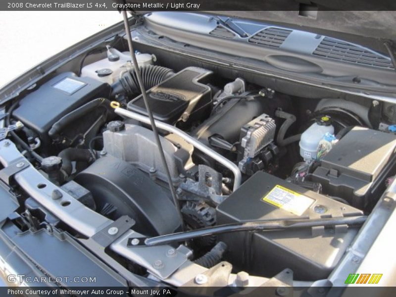 Graystone Metallic / Light Gray 2008 Chevrolet TrailBlazer LS 4x4