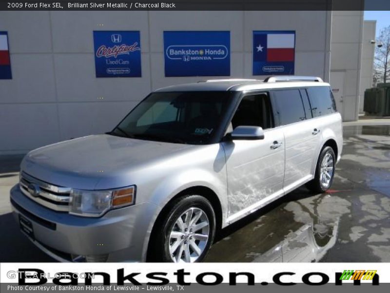 Brilliant Silver Metallic / Charcoal Black 2009 Ford Flex SEL