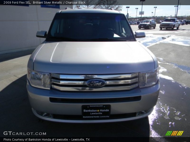 Brilliant Silver Metallic / Charcoal Black 2009 Ford Flex SEL