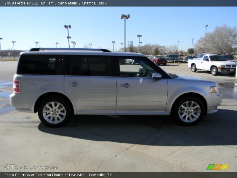 Brilliant Silver Metallic / Charcoal Black 2009 Ford Flex SEL