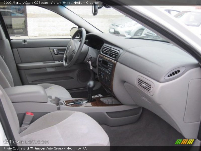 Vibrant White / Medium Graphite 2002 Mercury Sable GS Sedan