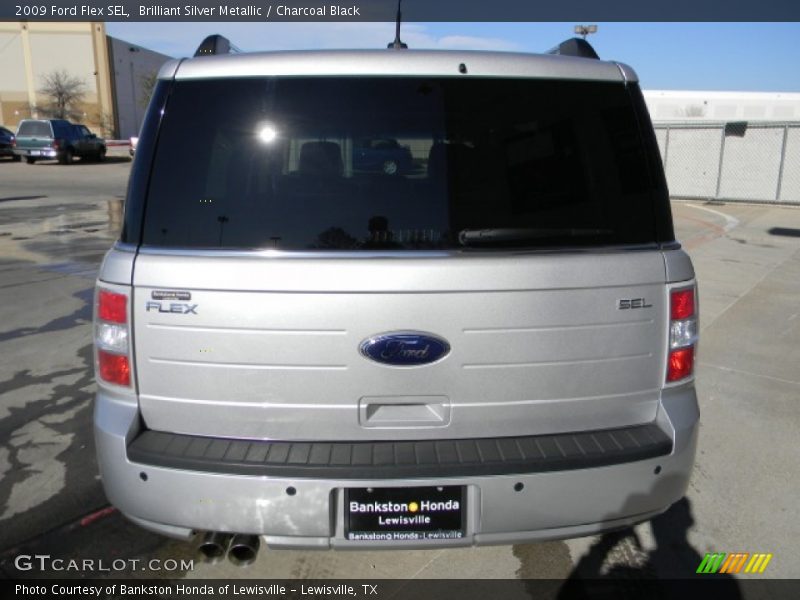 Brilliant Silver Metallic / Charcoal Black 2009 Ford Flex SEL