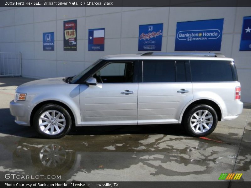 Brilliant Silver Metallic / Charcoal Black 2009 Ford Flex SEL