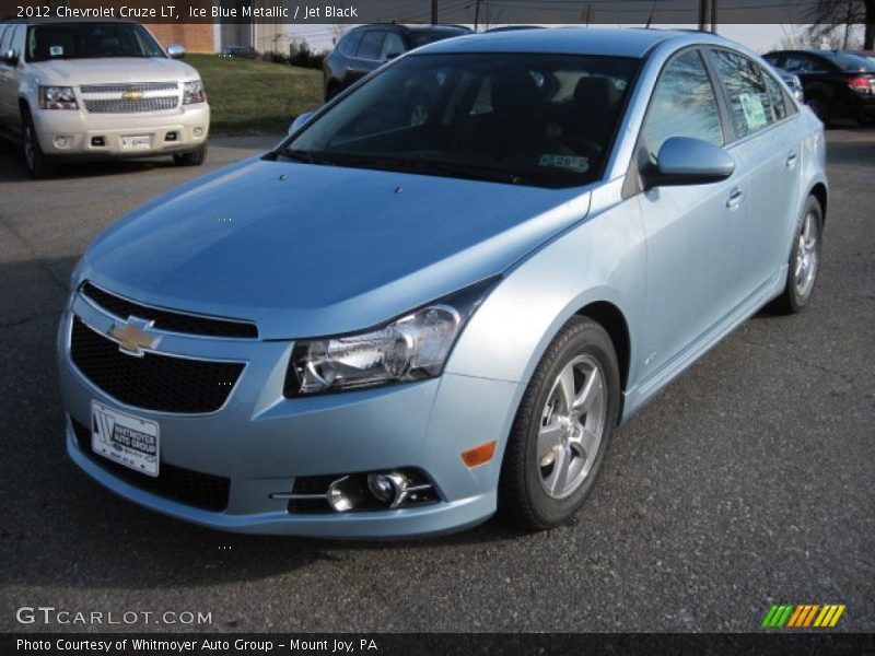 Ice Blue Metallic / Jet Black 2012 Chevrolet Cruze LT