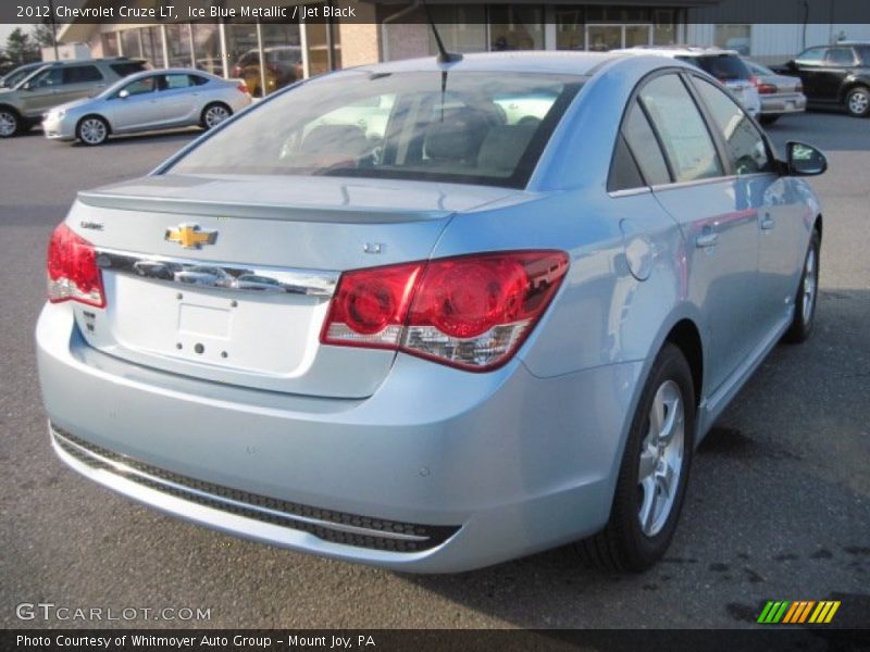 Ice Blue Metallic / Jet Black 2012 Chevrolet Cruze LT