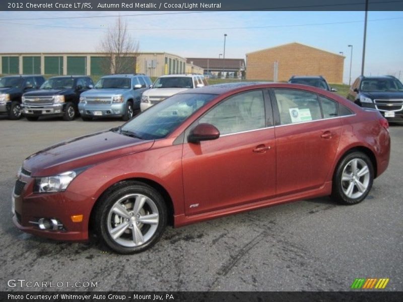 Autumn Red Metallic / Cocoa/Light Neutral 2012 Chevrolet Cruze LT/RS