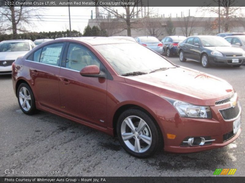 Autumn Red Metallic / Cocoa/Light Neutral 2012 Chevrolet Cruze LT/RS