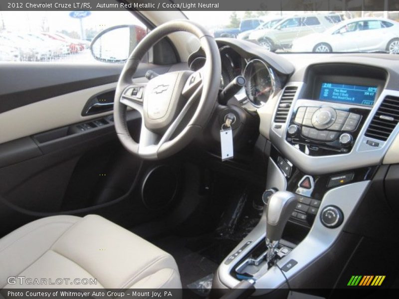 Autumn Red Metallic / Cocoa/Light Neutral 2012 Chevrolet Cruze LT/RS