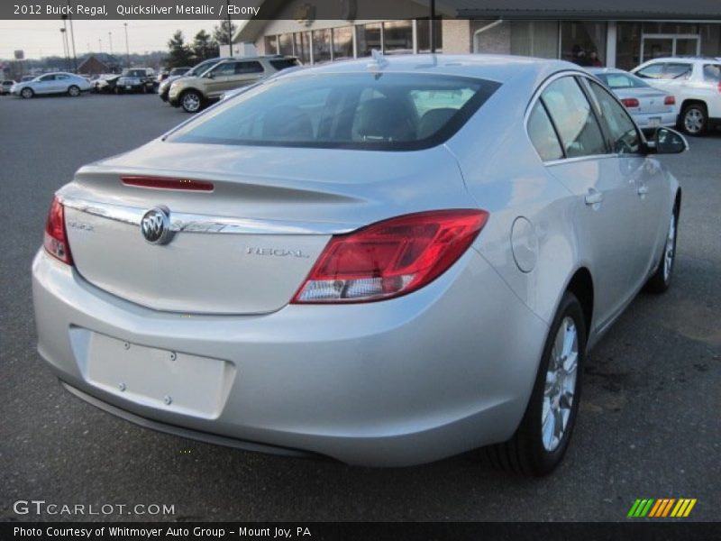 Quicksilver Metallic / Ebony 2012 Buick Regal