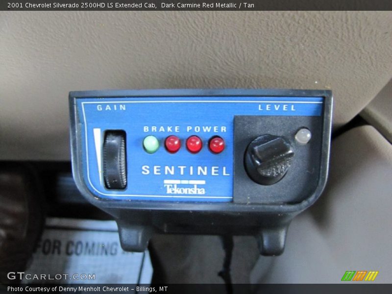 Dark Carmine Red Metallic / Tan 2001 Chevrolet Silverado 2500HD LS Extended Cab