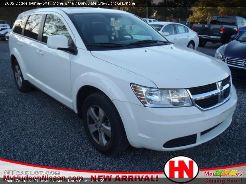 Stone White / Dark Slate Gray/Light Graystone 2009 Dodge Journey SXT