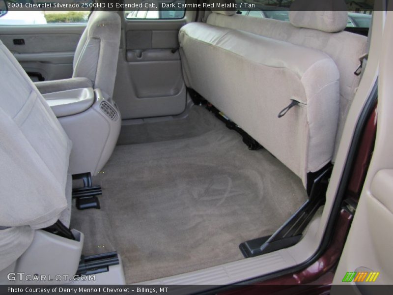 Dark Carmine Red Metallic / Tan 2001 Chevrolet Silverado 2500HD LS Extended Cab