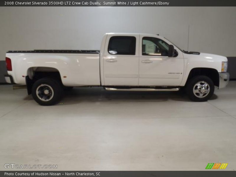 Summit White / Light Cashmere/Ebony 2008 Chevrolet Silverado 3500HD LTZ Crew Cab Dually