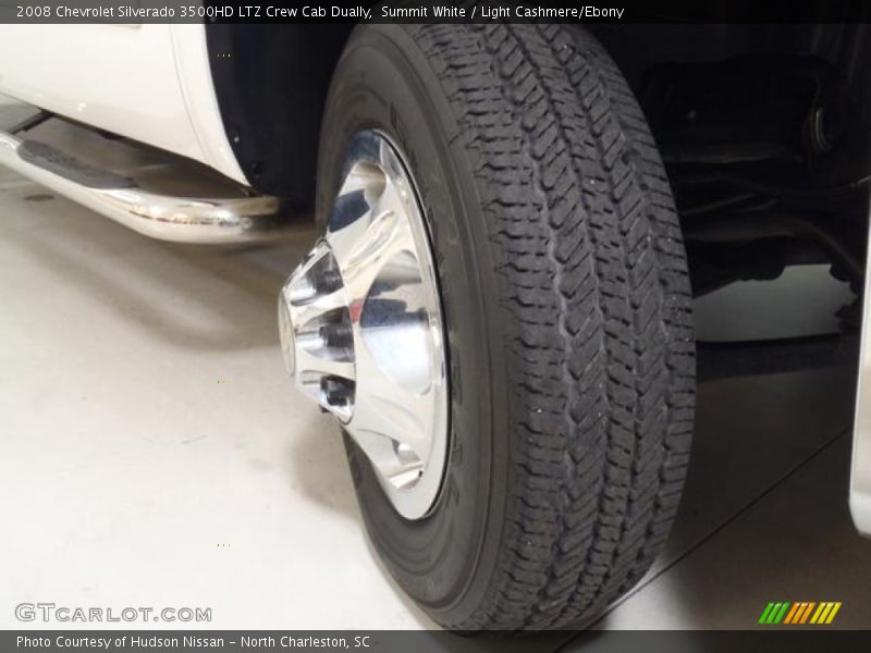 Summit White / Light Cashmere/Ebony 2008 Chevrolet Silverado 3500HD LTZ Crew Cab Dually