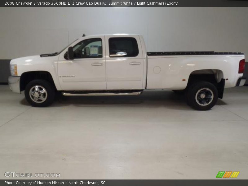 Summit White / Light Cashmere/Ebony 2008 Chevrolet Silverado 3500HD LTZ Crew Cab Dually