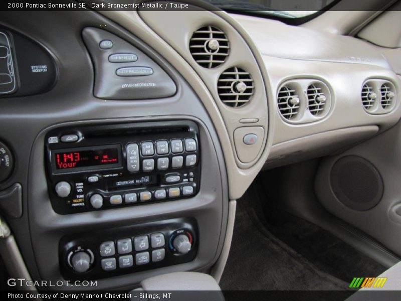 Controls of 2000 Bonneville SE