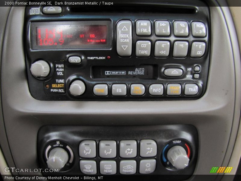 Controls of 2000 Bonneville SE
