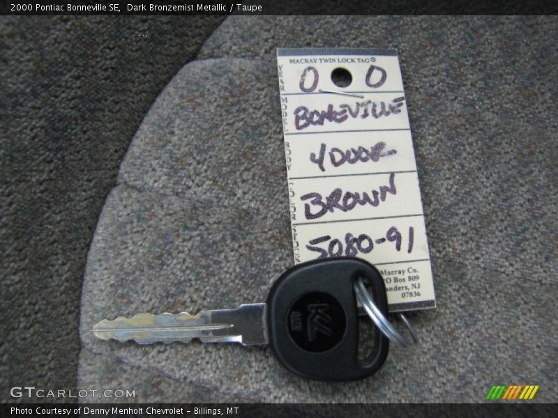 Keys of 2000 Bonneville SE