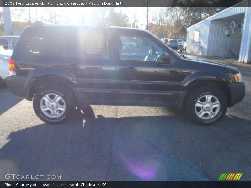 Black Clearcoat / Medium Dark Flint 2003 Ford Escape XLT V6