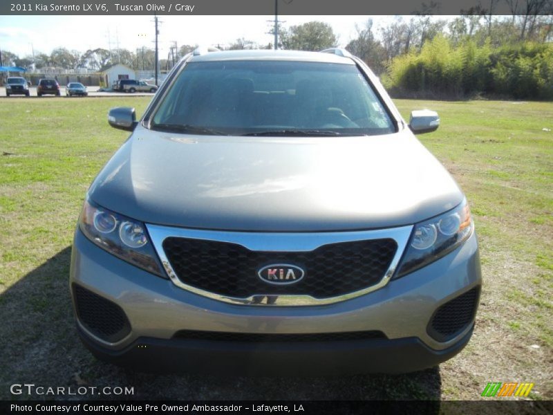 Tuscan Olive / Gray 2011 Kia Sorento LX V6