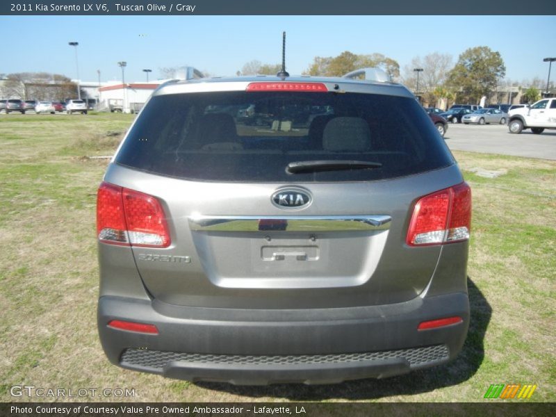 Tuscan Olive / Gray 2011 Kia Sorento LX V6