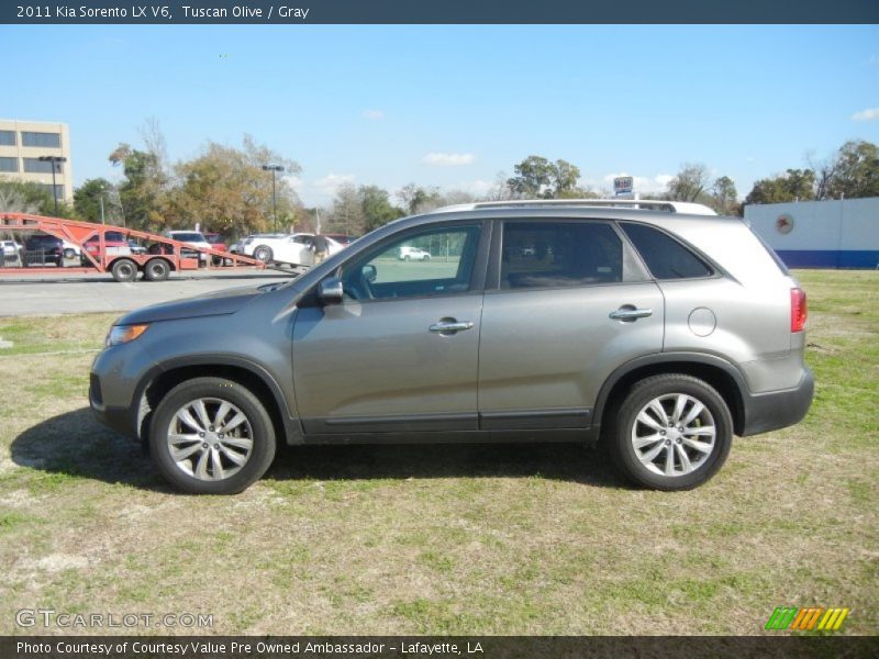 Tuscan Olive / Gray 2011 Kia Sorento LX V6