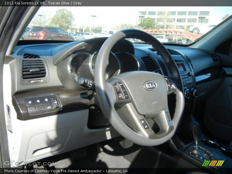 Tuscan Olive / Gray 2011 Kia Sorento LX V6