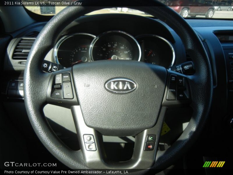 Tuscan Olive / Gray 2011 Kia Sorento LX V6