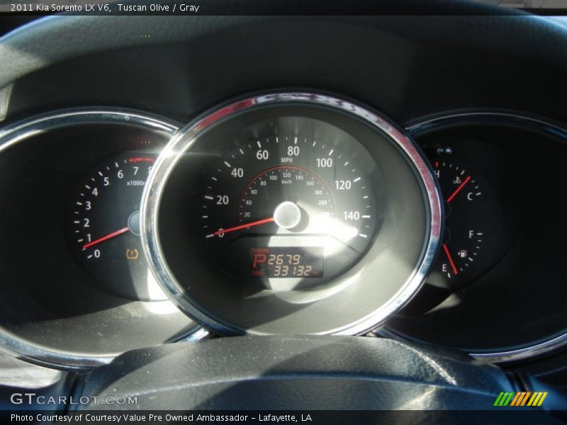 Tuscan Olive / Gray 2011 Kia Sorento LX V6