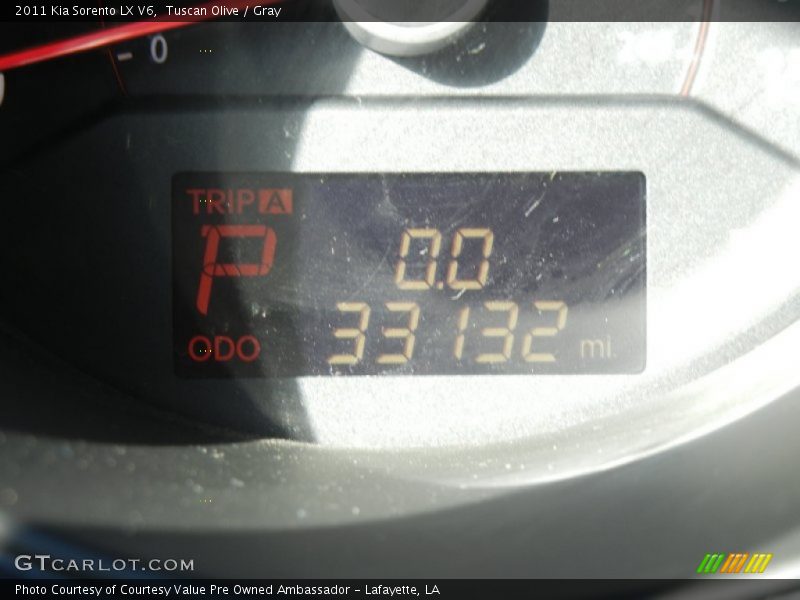 Tuscan Olive / Gray 2011 Kia Sorento LX V6